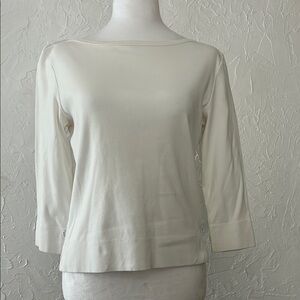 Lauren Ralph Lauren Women's Cream 3/4 Sleeve - Size Medium